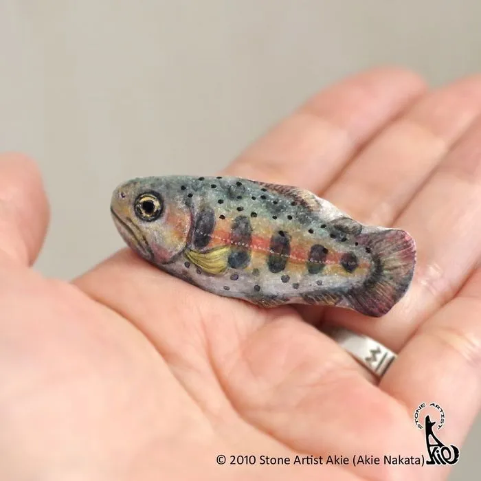 Japanese Artist Brings Stones To Life By Turning Them Into Animals That Fit In The Palm Of Your Hand (30 New Pics)