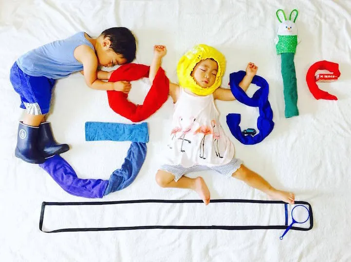 Mom Dresses Twins Up In Costumes For Fun While They Nap.
