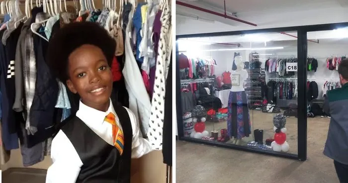 This Kid Opened Up A Thrift Store For Low-Income Families Where Everything's Under $10