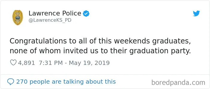 This Police Department Posts Comedy Gold On Twitter, And Here Are 30 Of Their Funniest Tweets