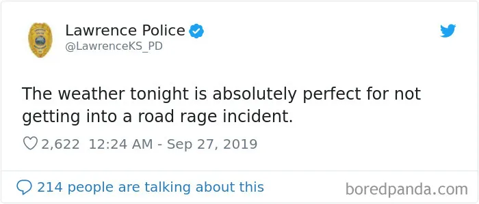 This Police Department Posts Comedy Gold On Twitter, And Here Are 30 Of Their Funniest Tweets