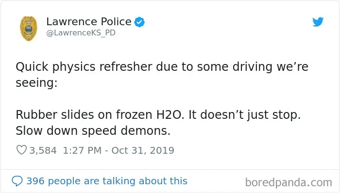 This Police Department Posts Comedy Gold On Twitter, And Here Are 30 Of Their Funniest Tweets