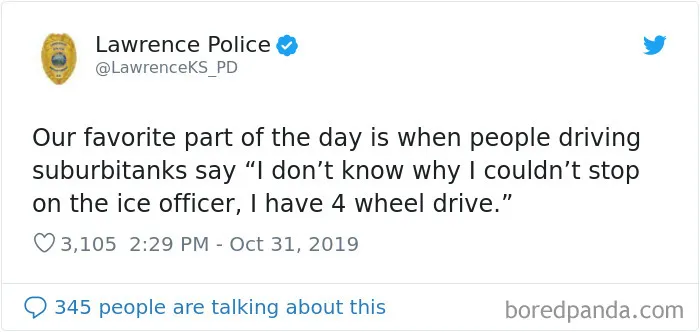 This Police Department Posts Comedy Gold On Twitter, And Here Are 30 Of Their Funniest Tweets