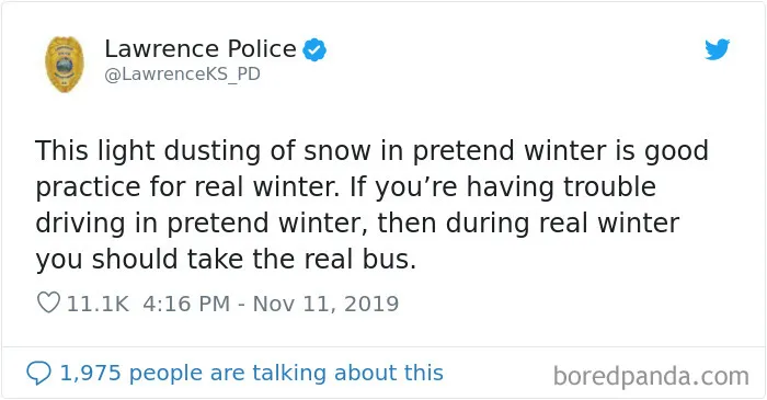 This Police Department Posts Comedy Gold On Twitter, And Here Are 30 Of Their Funniest Tweets