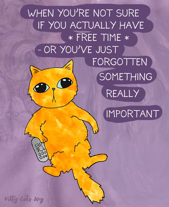 12 Quotes About Everyday Life Shown By My Cat Illustrations