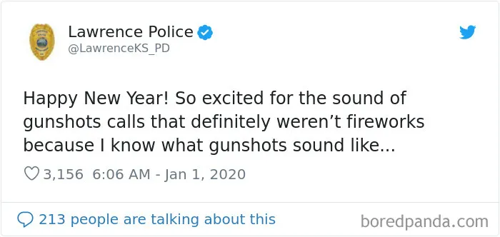 This Police Department Posts Comedy Gold On Twitter, And Here Are 30 Of Their Funniest Tweets
