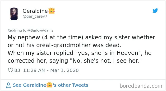 People Share The Creepiest 30 Things Their Kids Said, And It Can Freak You Out
