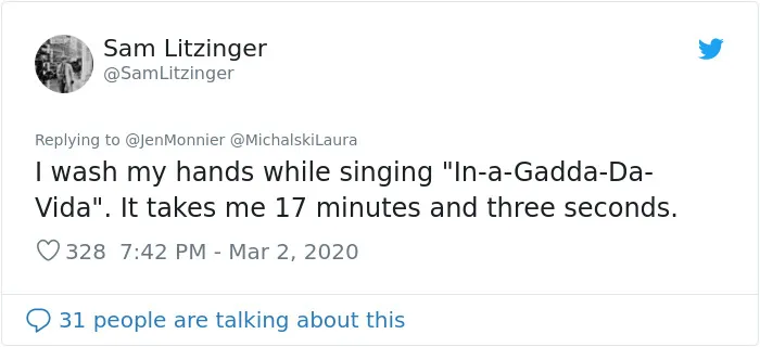It’s Recommended To Wash Hands For 20 Seconds, So People Have Suggested These 53 Songs To Sing Instead Of Counting