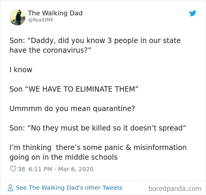 30 Of The Best Parenting Tweets Of This Out-Of-The-Ordinary Month (March)