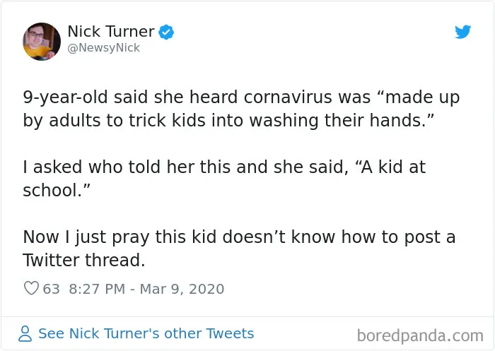 30 Of The Best Parenting Tweets Of This Out-Of-The-Ordinary Month (March)