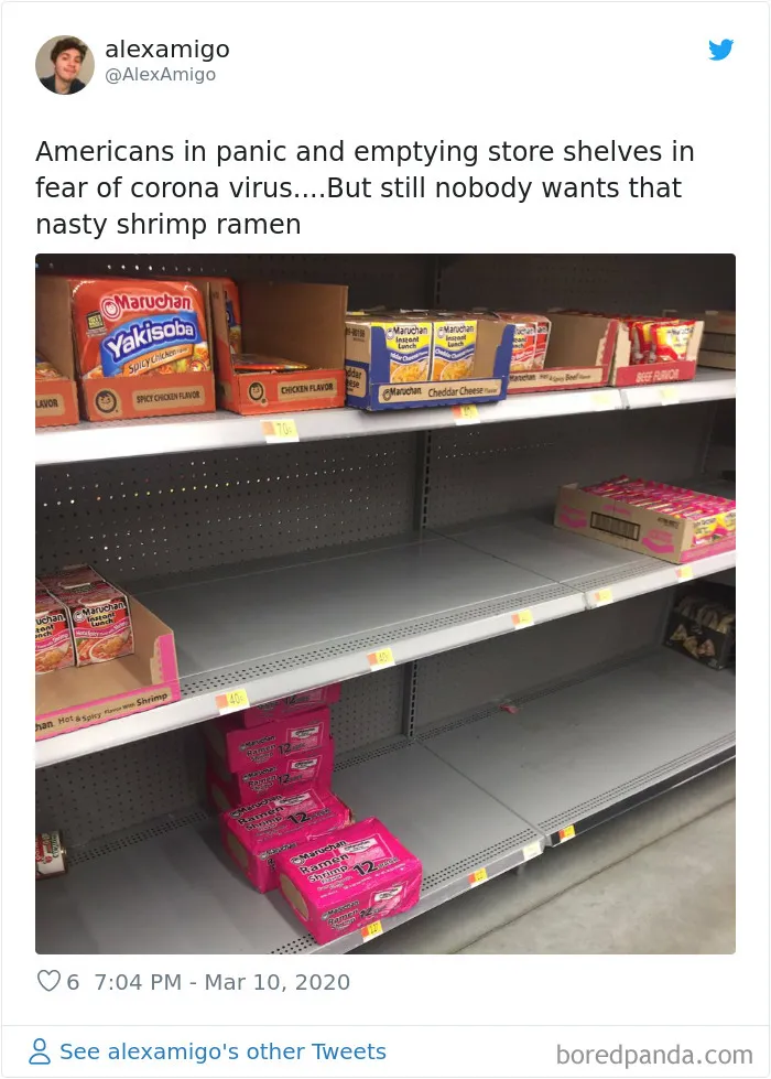 After Panic Buyers Left, These 39 Things Were Untouched At Supermarkets