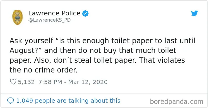 This Police Department Posts Comedy Gold On Twitter, And Here Are 30 Of Their Funniest Tweets