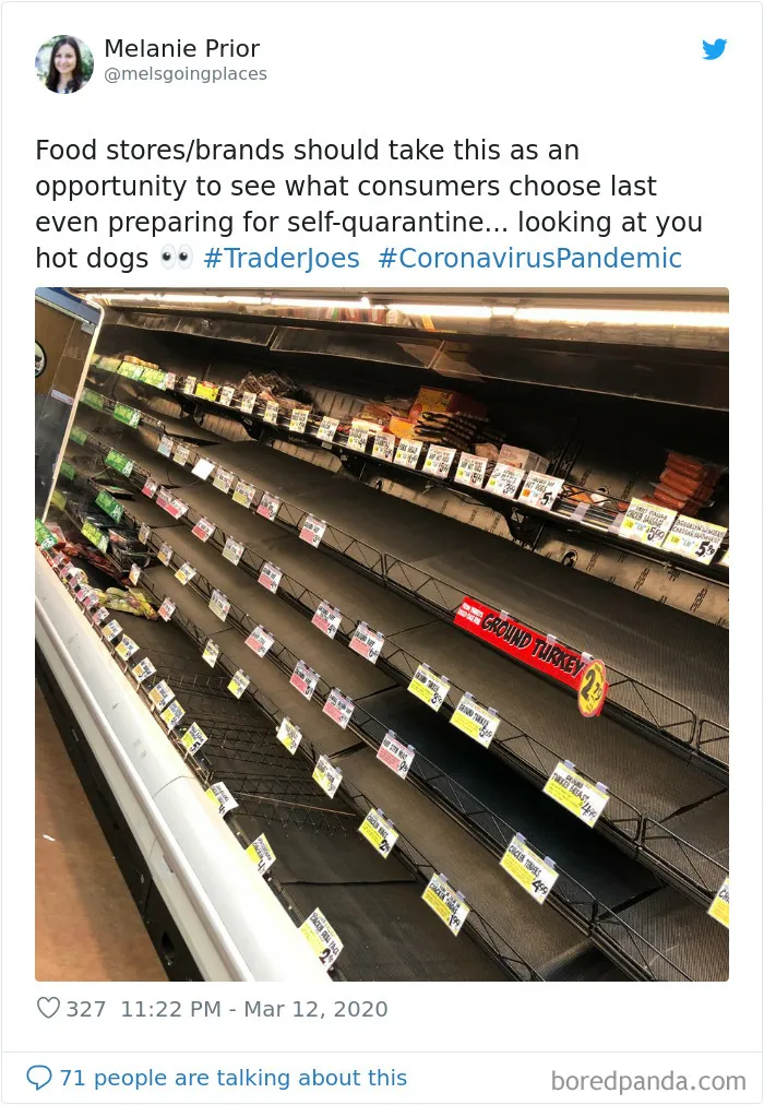 After Panic Buyers Left, These 39 Things Were Untouched At Supermarkets