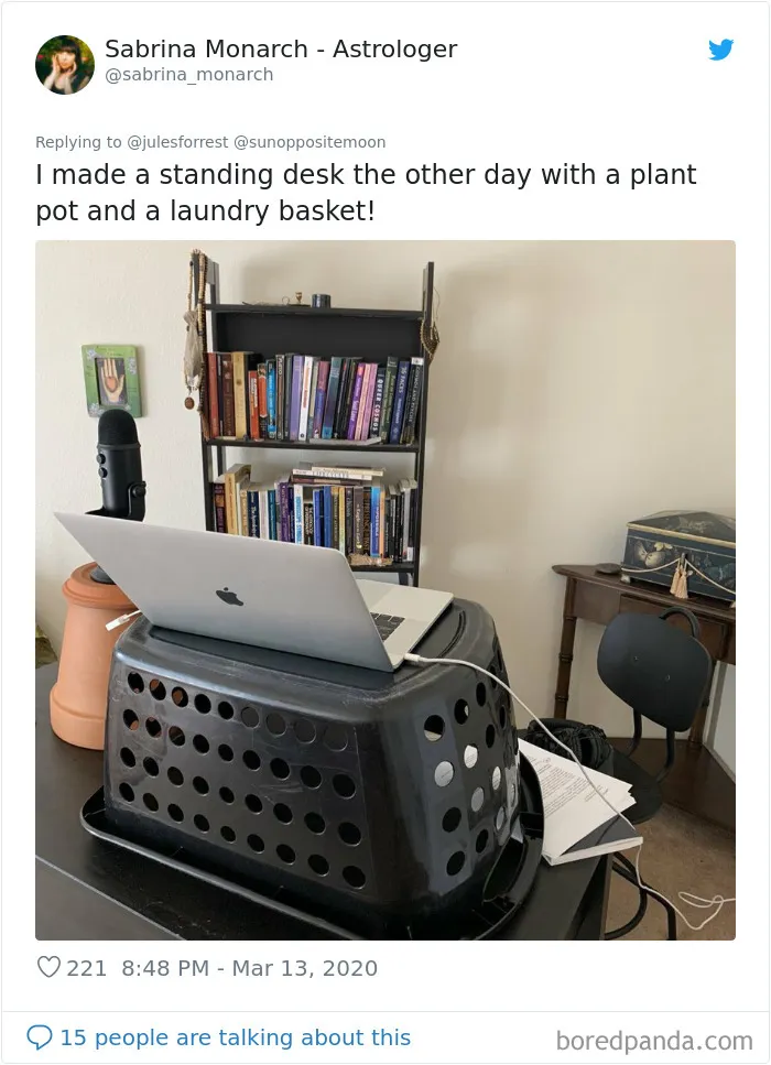 People Sick Of Seeing Glamorous Workspace Setups Share Their Reality Of Working From Home (30 Pics)