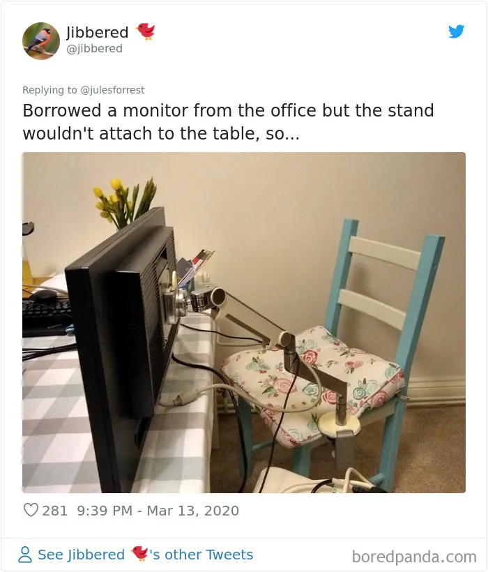 People Sick Of Seeing Glamorous Workspace Setups Share Their Reality Of Working From Home (30 Pics)