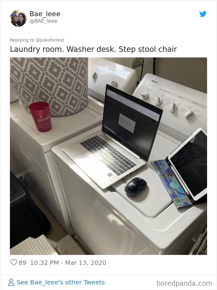 People Sick Of Seeing Glamorous Workspace Setups Share Their Reality Of Working From Home (30 Pics)