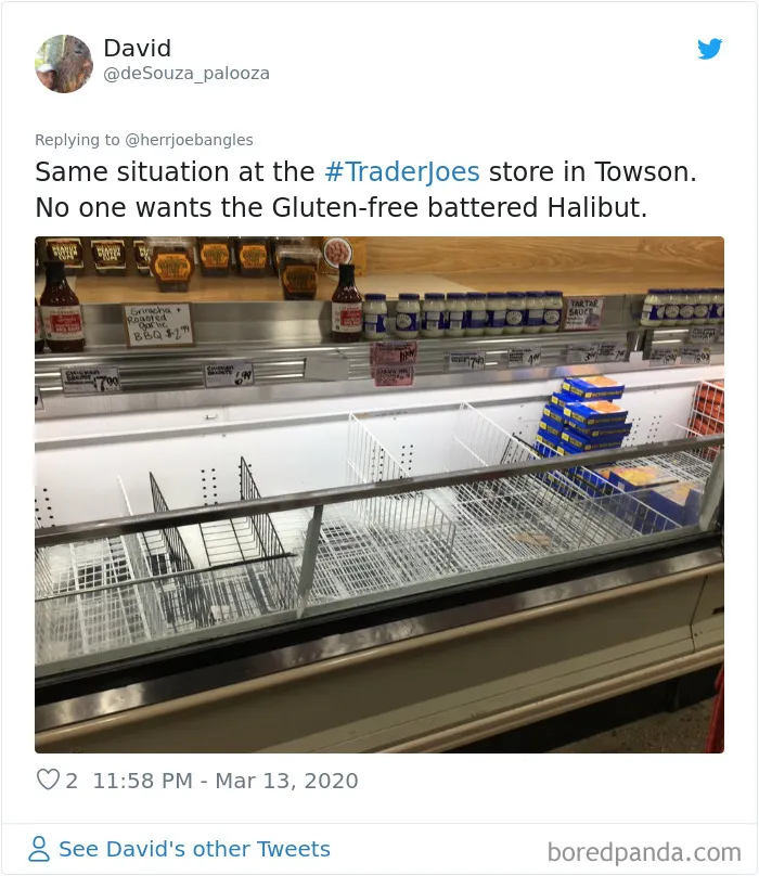 After Panic Buyers Left, These 39 Things Were Untouched At Supermarkets