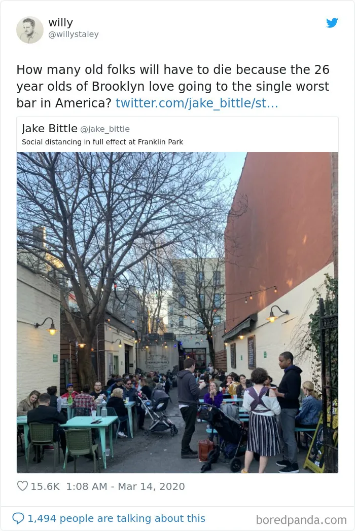 Some Idiots Are Mocking Social Distancing And Going To Bars During The Coronavirus Outbreak