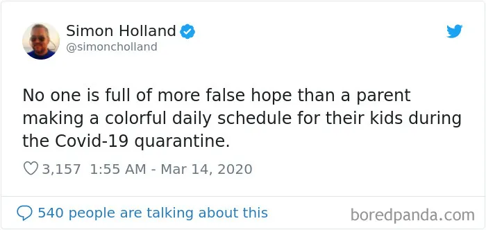 30 Of The Best Parenting Tweets Of This Out-Of-The-Ordinary Month (March)