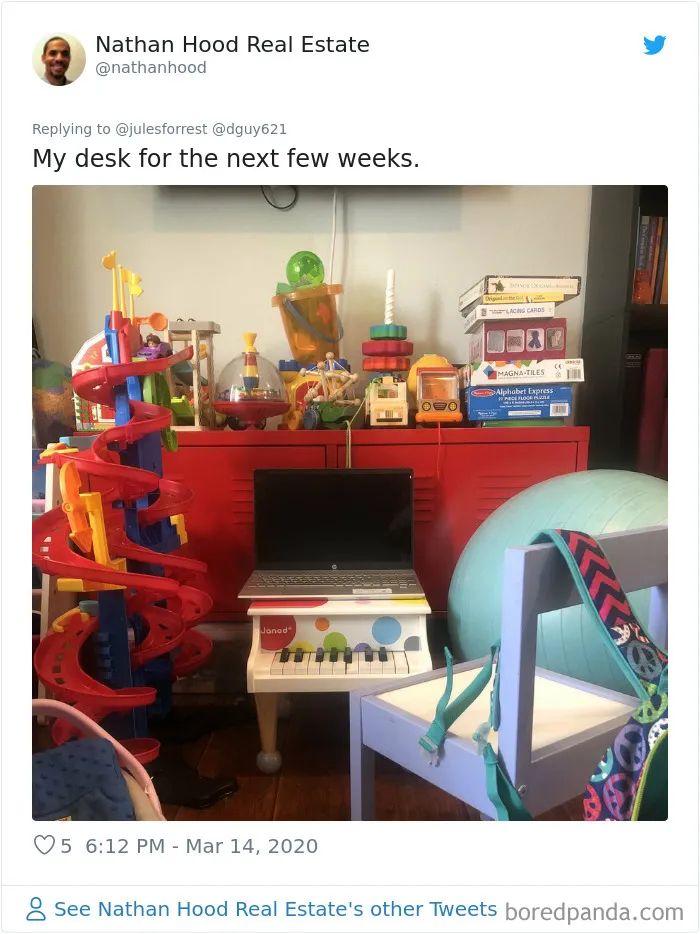 People Sick Of Seeing Glamorous Workspace Setups Share Their Reality Of Working From Home (30 Pics)