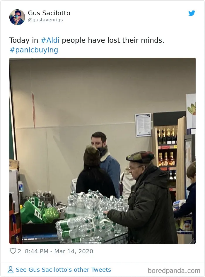 26 Photos Of Americans Panic Buying Things That Got Others Confused About What They Were Thinking