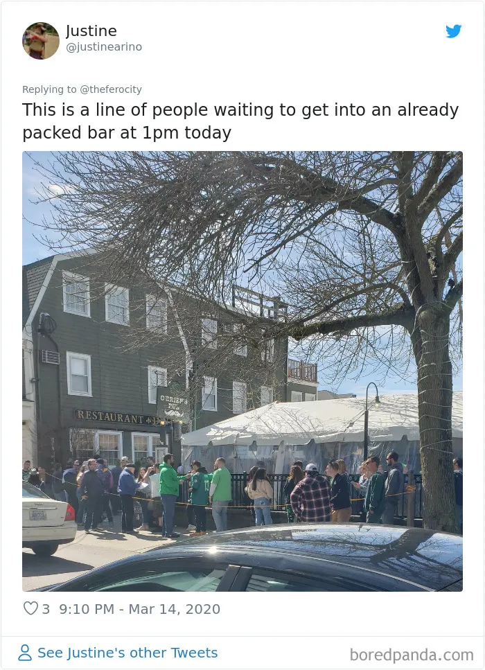 Some Idiots Are Mocking Social Distancing And Going To Bars During The Coronavirus Outbreak