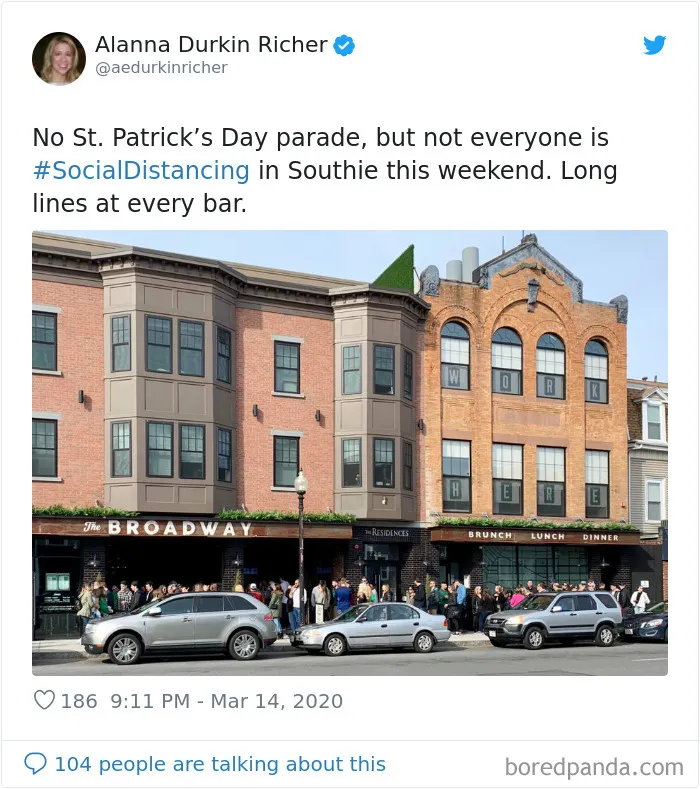 Some Idiots Are Mocking Social Distancing And Going To Bars During The Coronavirus Outbreak