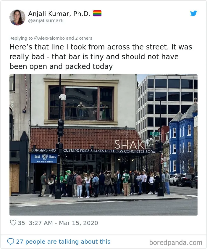 Some Idiots Are Mocking Social Distancing And Going To Bars During The Coronavirus Outbreak