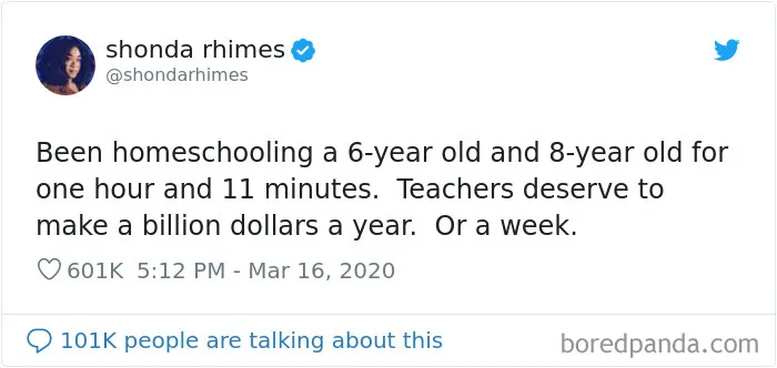 30 Parents Who Realized Teachers Deserve More Respect After Trying To Homeschool Their Kids During The Quarantine