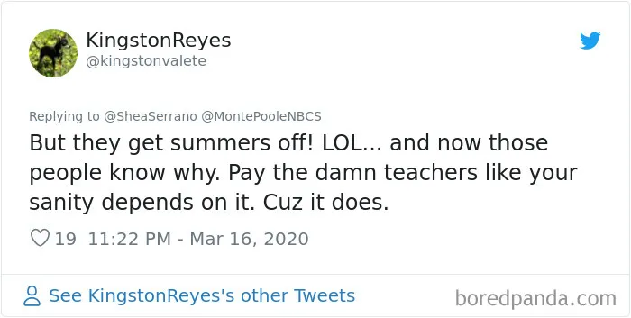 30 Parents Who Realized Teachers Deserve More Respect After Trying To Homeschool Their Kids During The Quarantine
