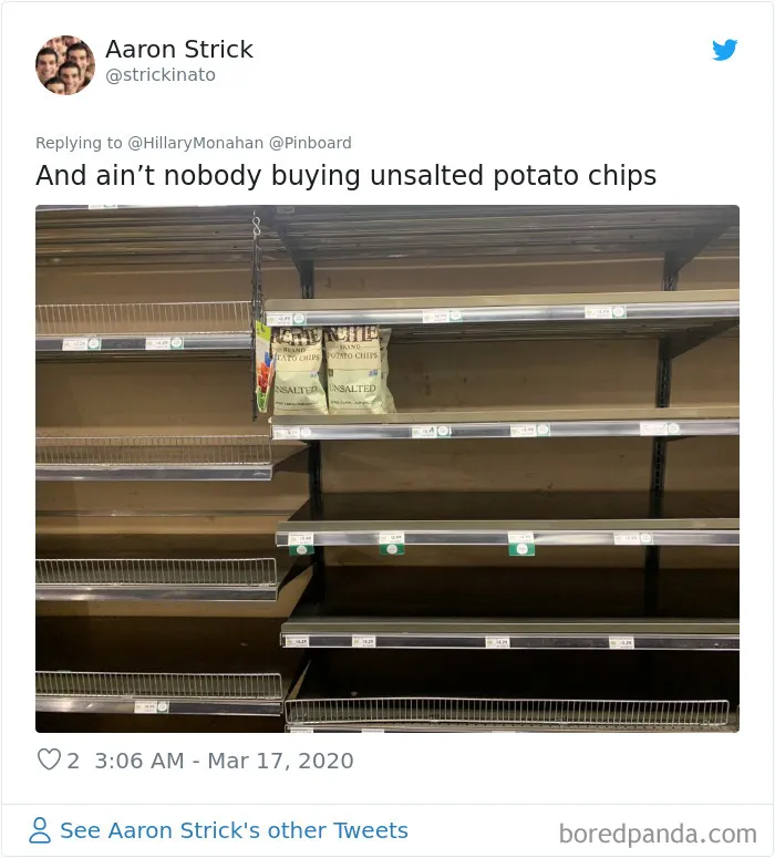 After Panic Buyers Left, These 39 Things Were Untouched At Supermarkets
