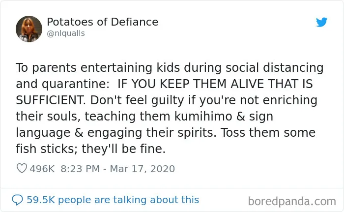 30 Of The Best Parenting Tweets Of This Out-Of-The-Ordinary Month (March)