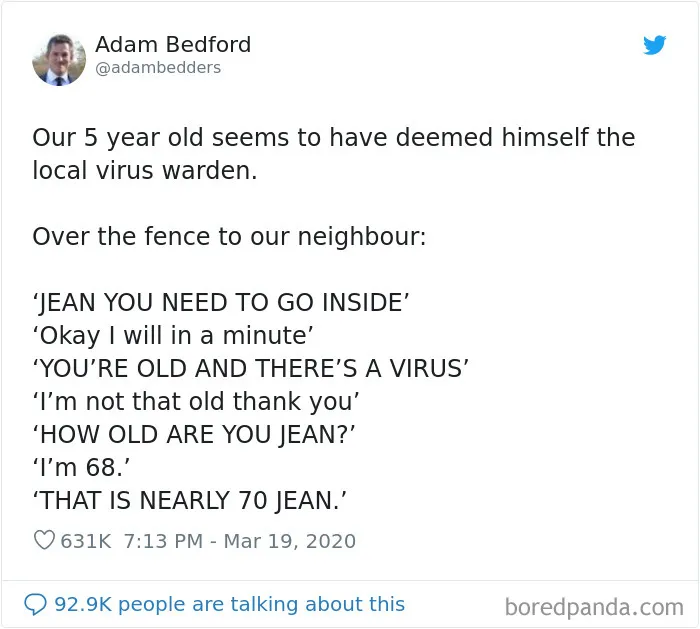 40 Of The Funniest Coronavirus Jokes To Lift Up Your Spirits During Self-Isolation (New Pics)