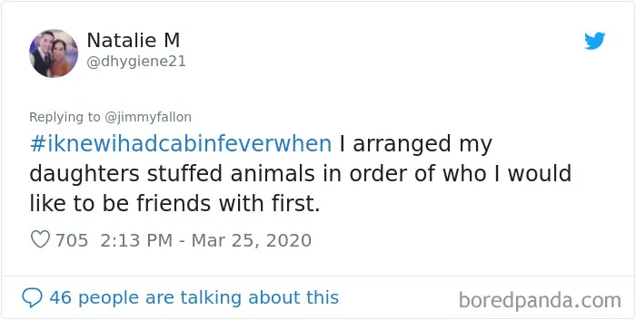 Jimmy Fallon Asks Quarantined People To Share The Exact Moment They Knew They'd Gone A Bit Crazy From The Isolation (30 Pics)