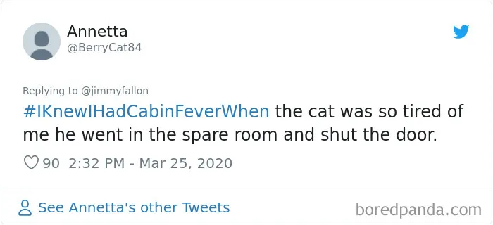 Jimmy Fallon Asks Quarantined People To Share The Exact Moment They Knew They'd Gone A Bit Crazy From The Isolation (30 Pics)
