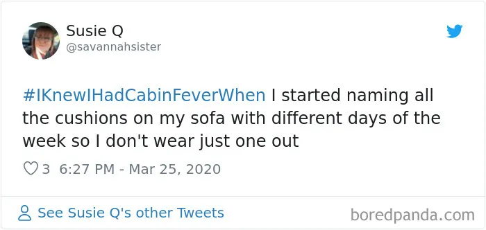 Jimmy Fallon Asks Quarantined People To Share The Exact Moment They Knew They'd Gone A Bit Crazy From The Isolation (30 Pics)