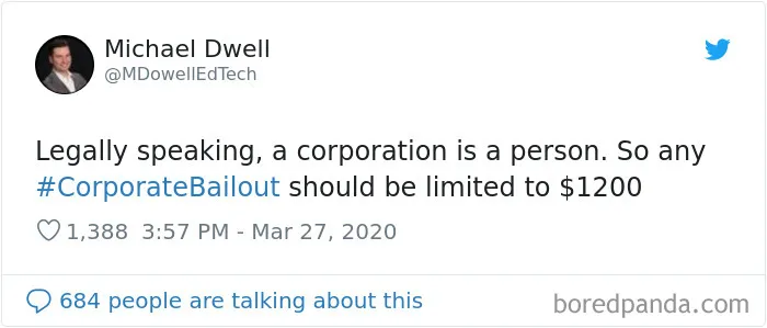 30 Posts Mocking Corporate America During The Coronapocalypse