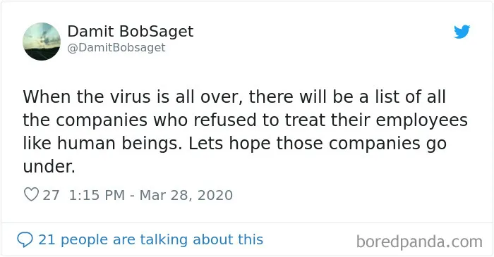 30 Posts Mocking Corporate America During The Coronapocalypse