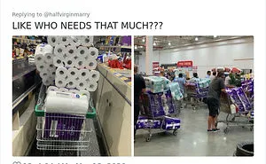 26 Photos Of Americans Panic Buying Things That Got Others Confused About What They Were Thinking