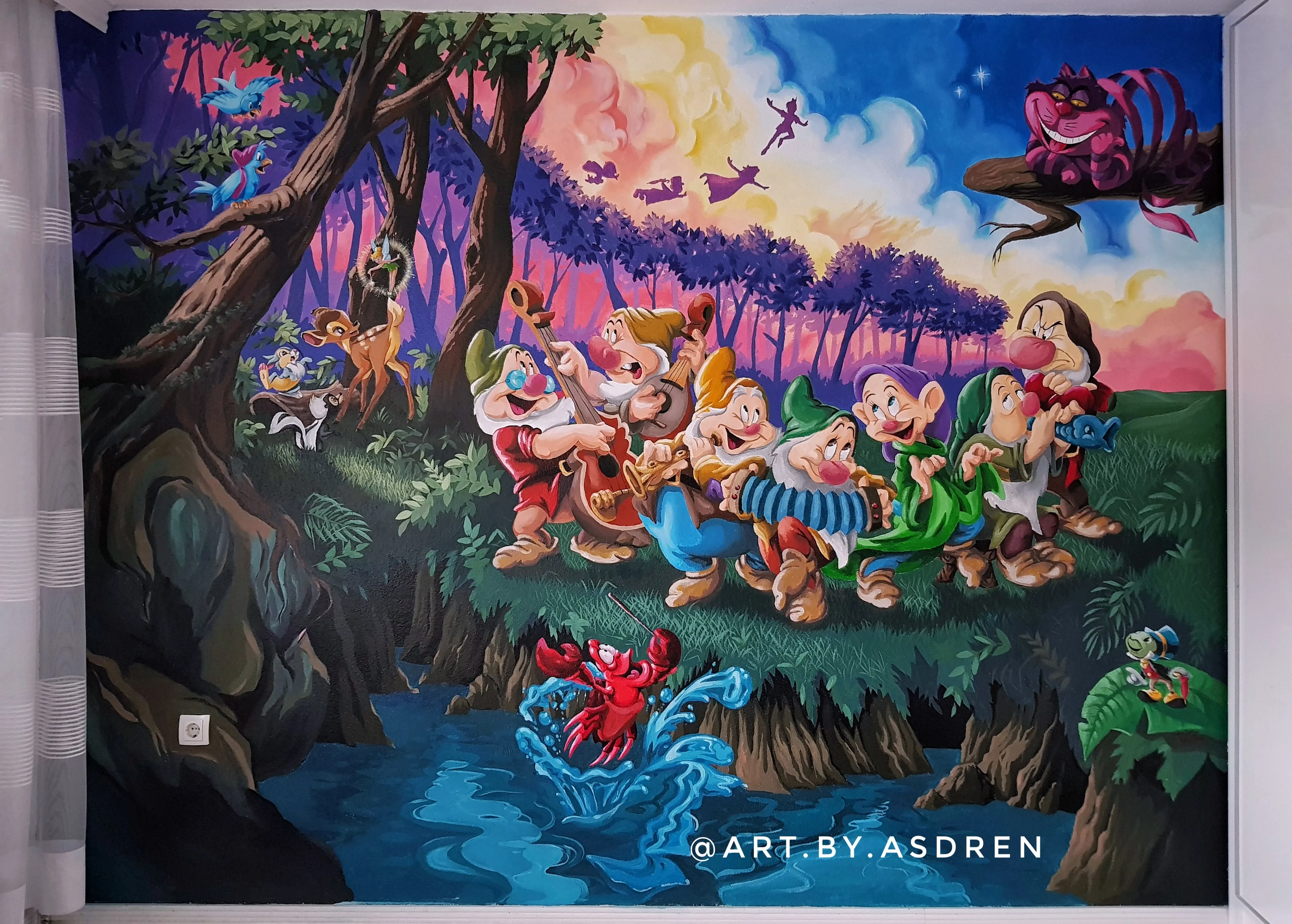 Disney Mural During Quarantine!
