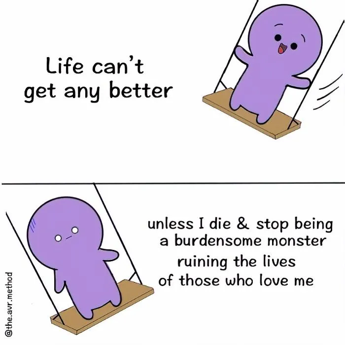 My 30 Wholesome And Not-So-Wholesome Comics About Mental Health And Relationships