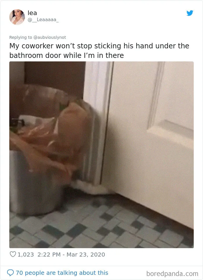 30 Funny "Co-Worker" Updates From People Working From Home