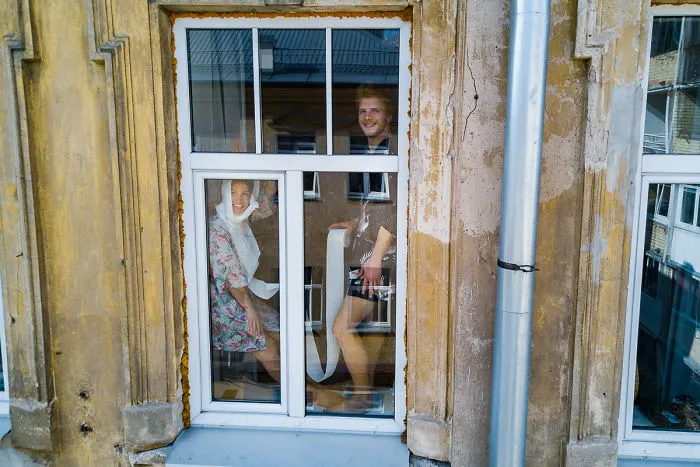 16 Quarantine Portraits That I Took With A Drone To Show Everyone That It Can Be Fun
