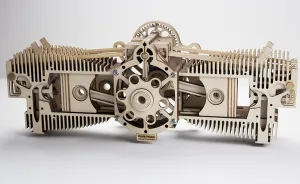 Aviation Professor Designs Highly Detailed And Intricate Laser Cut Models Of Classic Engines