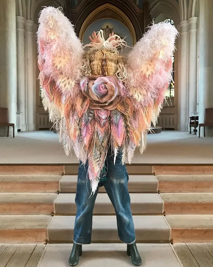 This Woman Constructs Enormous Bouquets Of Tissue Paper Flowers