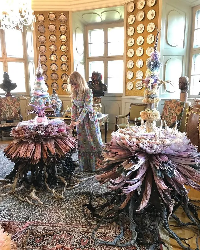 This Woman Constructs Enormous Bouquets Of Tissue Paper Flowers