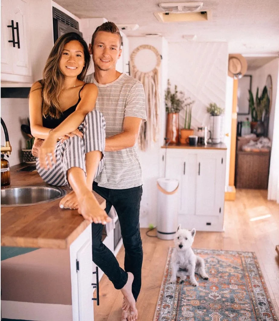 Beautiful Rv Renovation, Which Is Their Full-Time Tiny Home. Learn About Their Nomadic Life, Including Caleb's Battle With Cystic Fibrosis, And Their Future Plans.