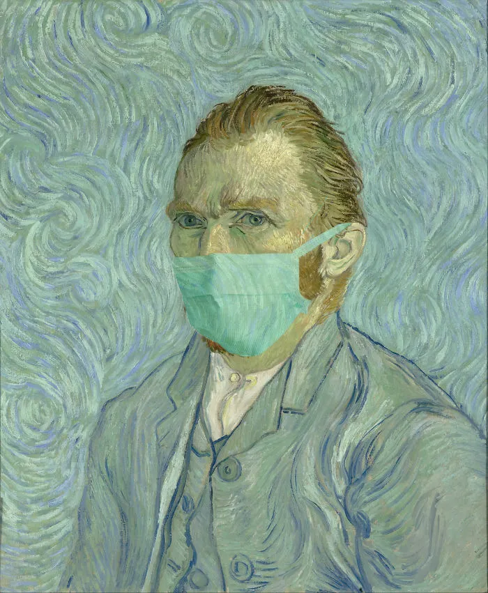Self Portrait By Vincent Van Gogh, 1889