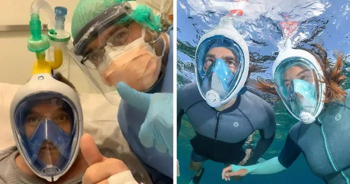 Italian Engineers Turn Snorkeling Masks Into Life-Saving Ventilators