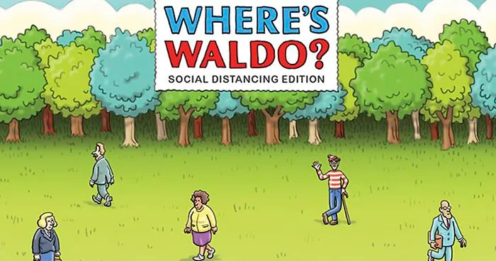 'Where's Waldo' Coronavirus Edition Is Here And It's A Tad Easier To Spot Waldo Than Usual